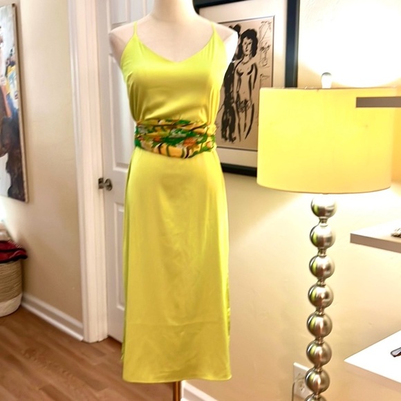 The Drop, ANA Slip Lime Green Sleeveless Dress,Excellent Condition Size Small - Picture 3 of 12